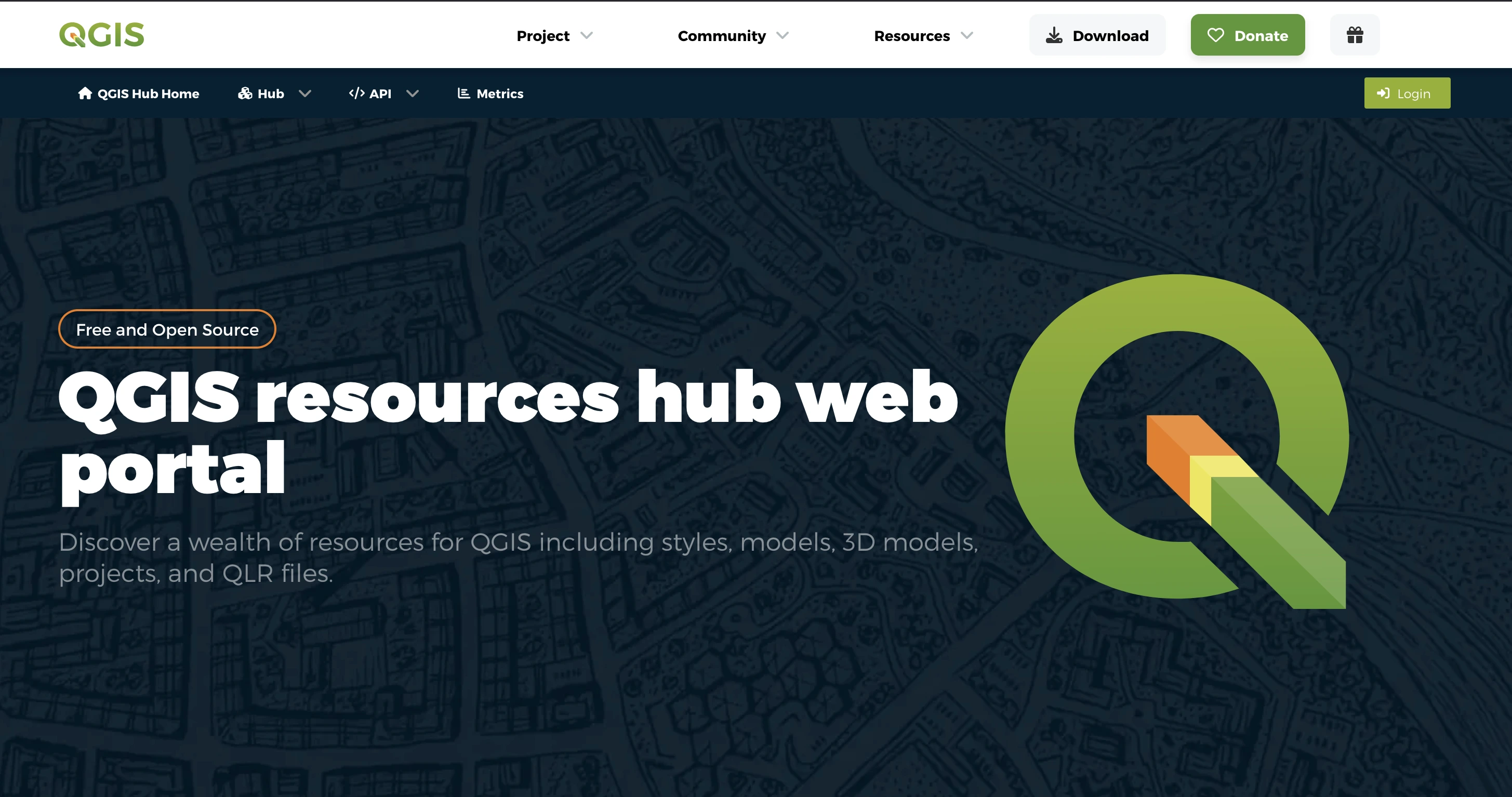 QGIS Resources Hub Website