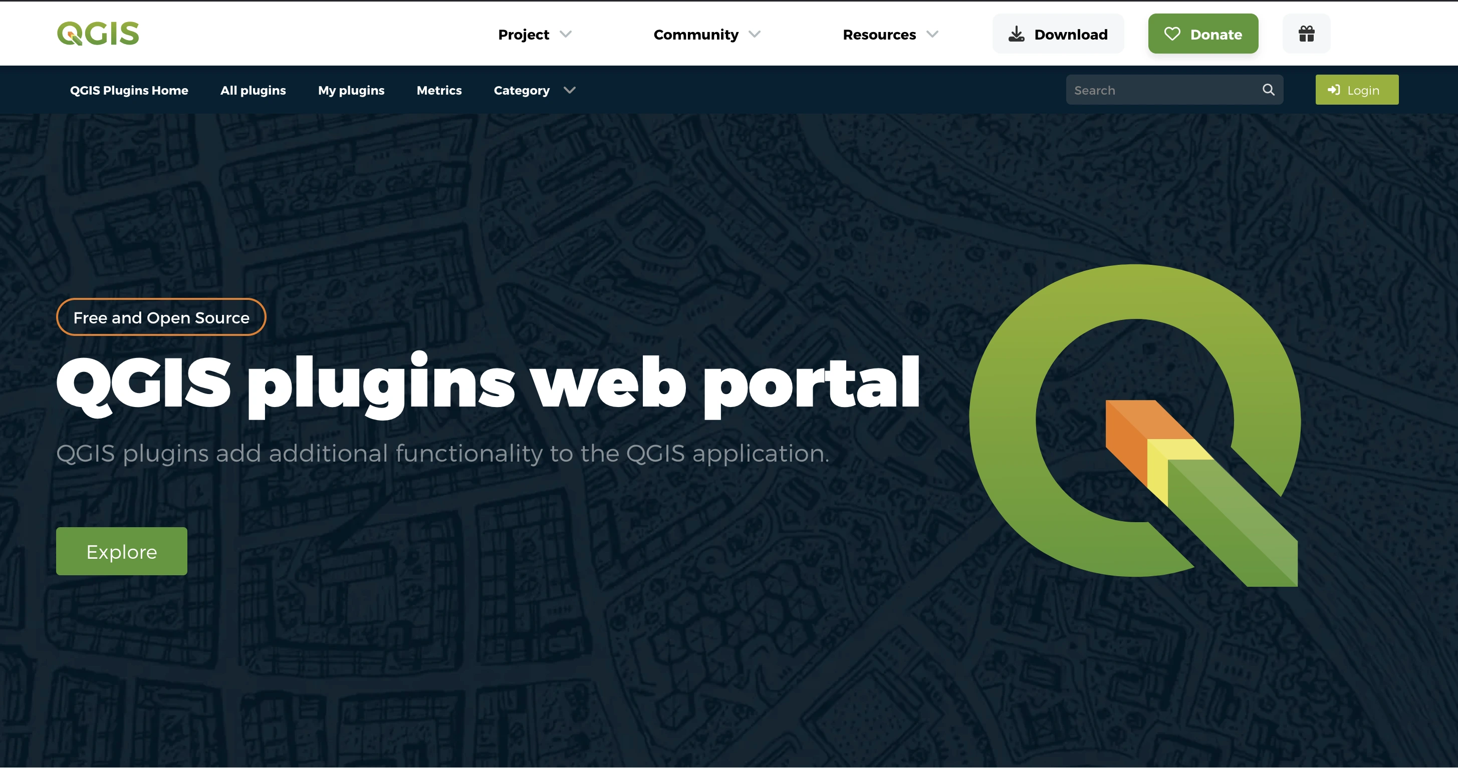 QGIS Plugins Website